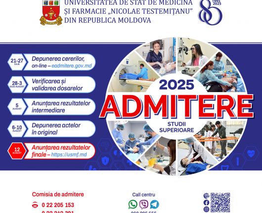 rezultatele admiterii la USMF „Nicolae Testemițanu”